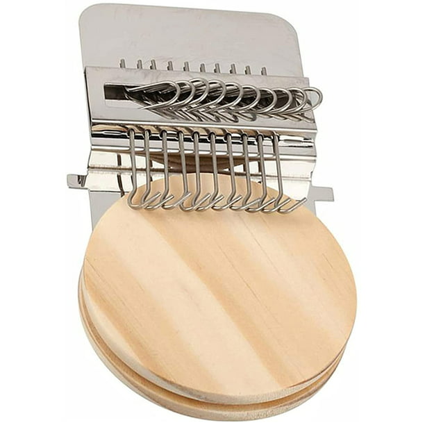 Small Loom for Weaving Beginners Wooden Loom Knitting Machine DIY Weaving Arts Darning Tool 10 Hooks Socks and Clothes for Mending Jeans 